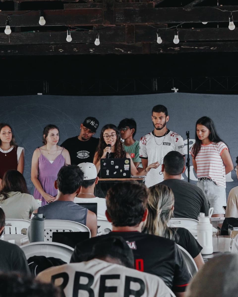 Aula na fase teórica